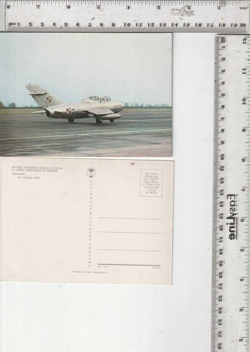 Wyższa oficerska szkoła lotnicza w Dęblinie fot. H. Grzęda  okres PRL