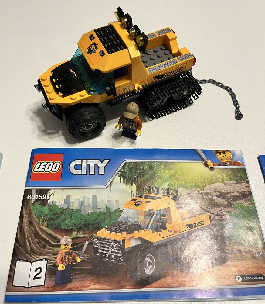 Lego City 60159 misja półgąsienicowej terenówki