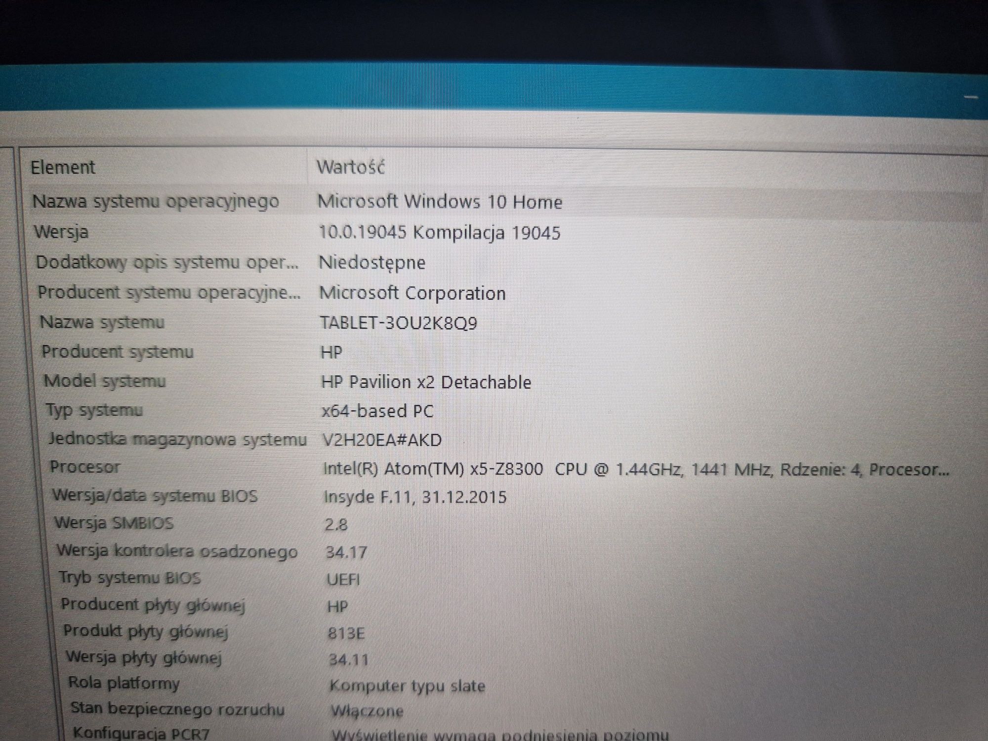 HP Pavilion x2 Detachable Tablet, laptop, 2w1 Win10/2/256GB SSD