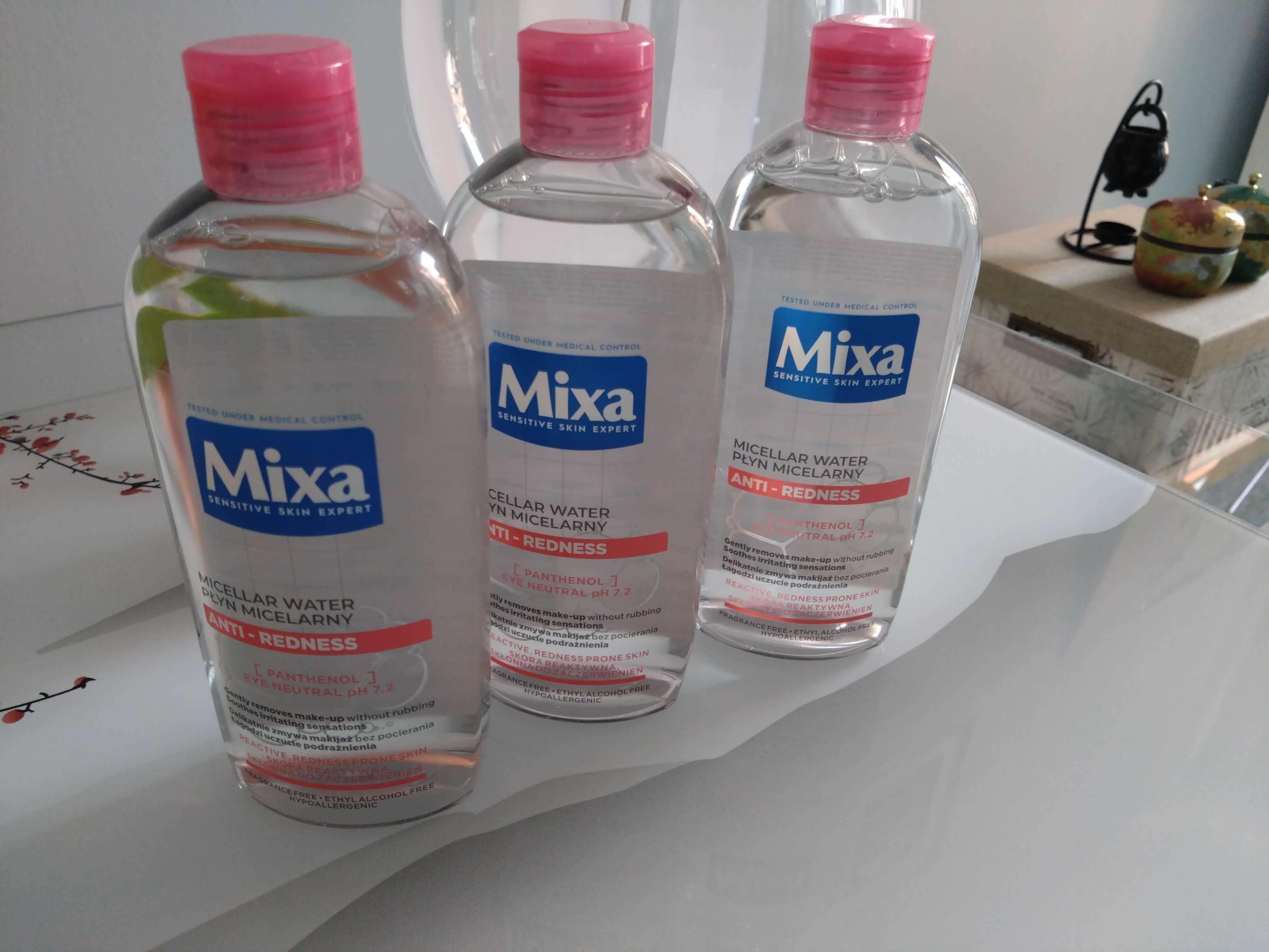 Mixa - Płyn Micelarny Przeciw Zaczerwienieniom 400 ml (3 szt.)