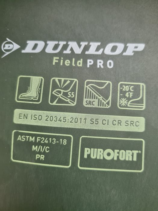 Kalosze ochronne Dunlop Field Pro 43