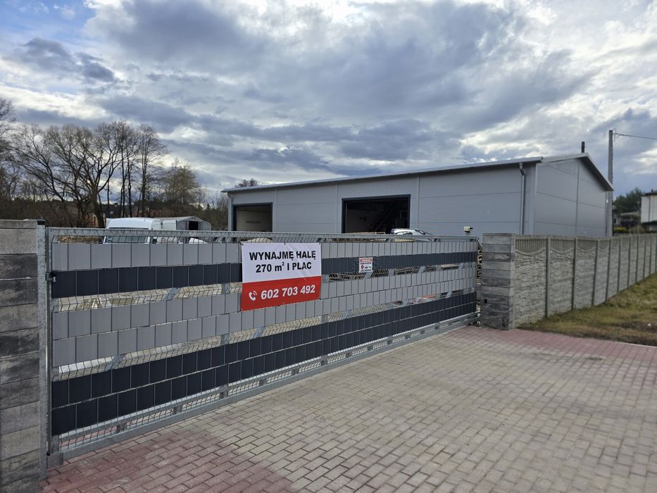 Wynajmę Hale 272m2 i Plac Tenczynek