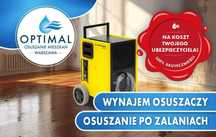 WYNAJEM OSUSZACZY osuszanie na koszty ubezpieczyciela po zalaniach