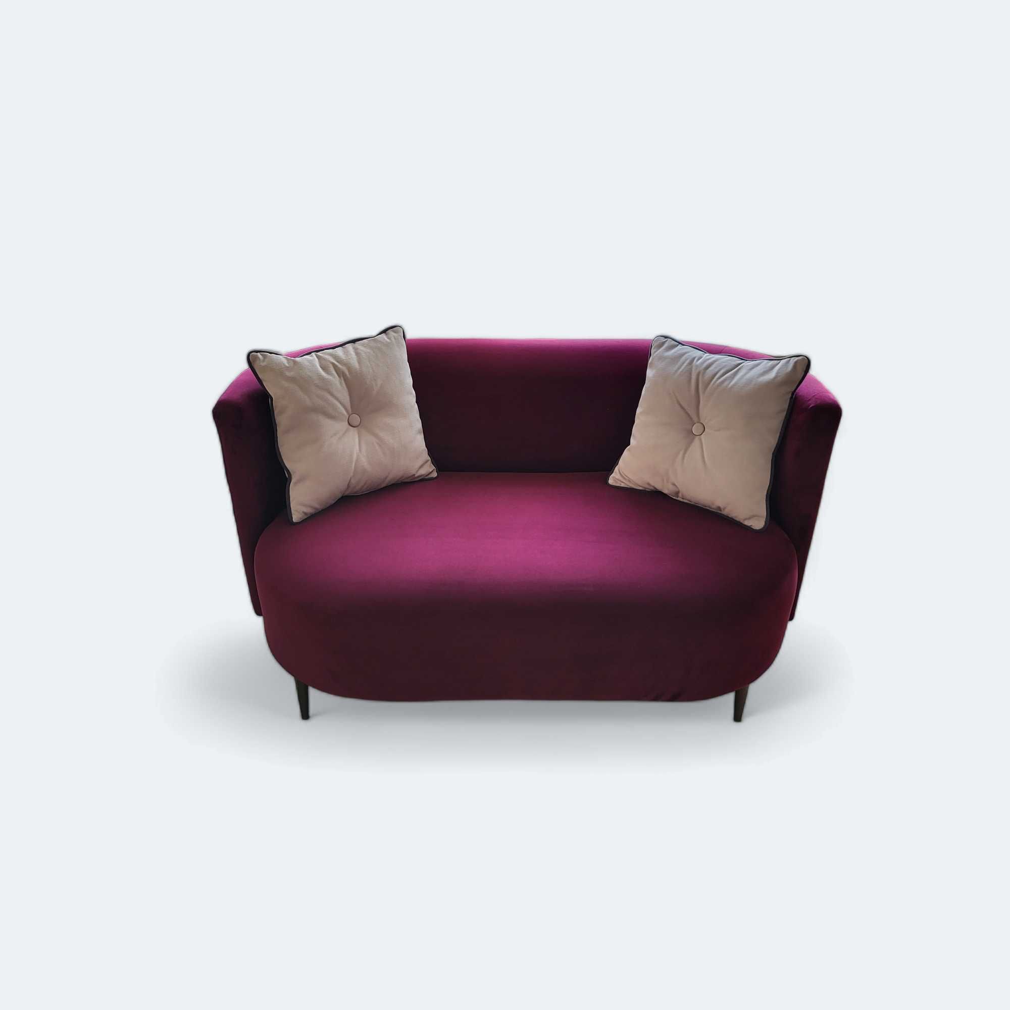 Wiśniowa sofa - OUTLET