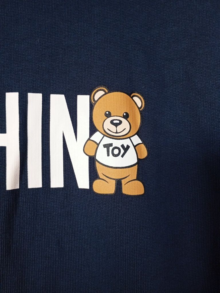 Bluza Moschino toy Teddy Bear hoodie kangurka z kapturem XS S okazja