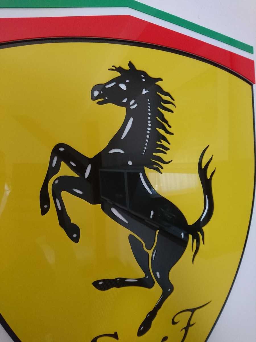 Scuderia Ferrari Formuła 1 logo na ścianę prezent dla męża chłopaka