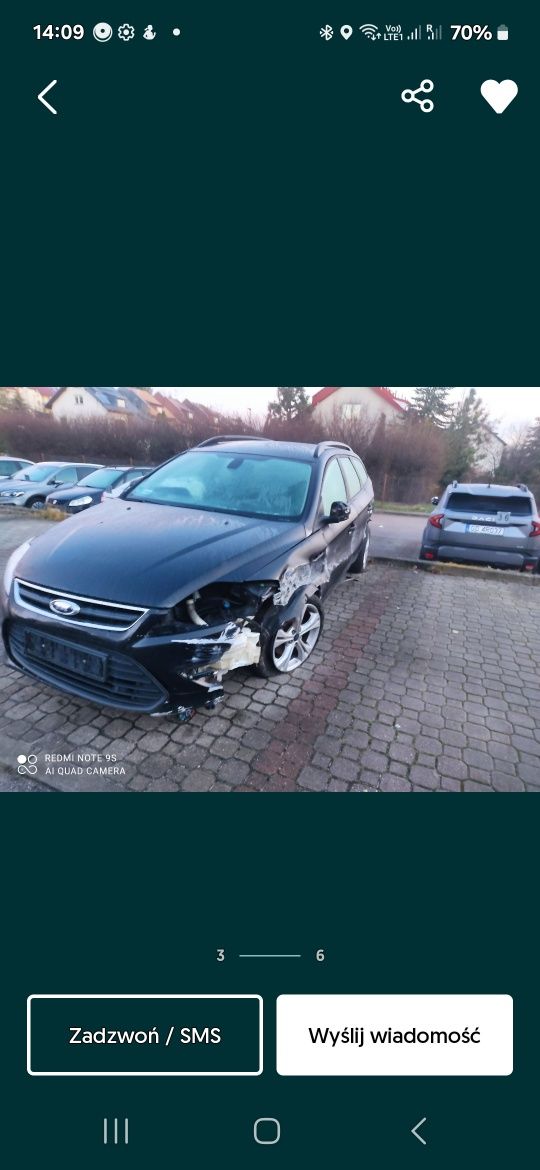 Ford mondeo Mk4 lift 2,0 b na części drzwi maska błotnik skrzynia chło