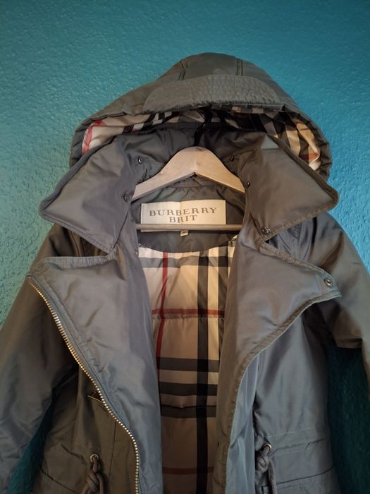 Burberry Brit  zimowy płaszczyk damski M