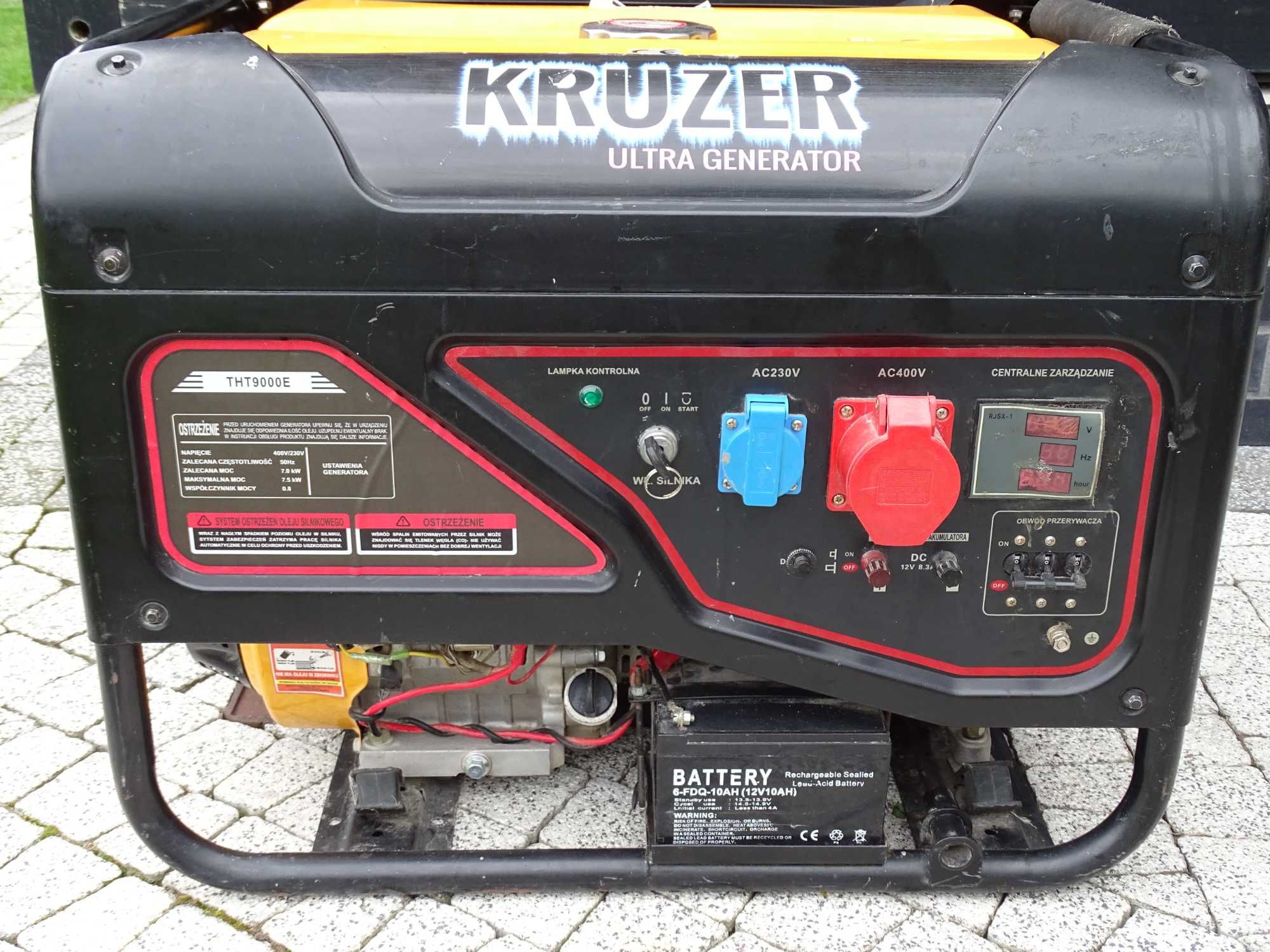 Agregat prądotwórczy 400/230 V* 7,5 KW* Stan bardzo dobry* faktura VAT