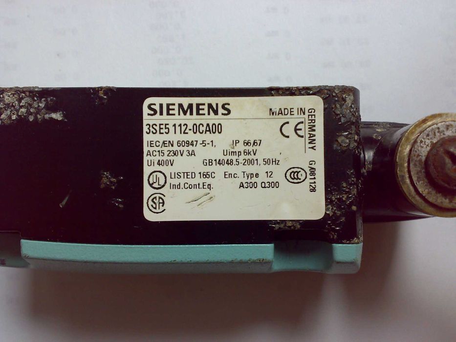 Выключатели концевые концевик SIEMENS 3SE5 112-0CA00