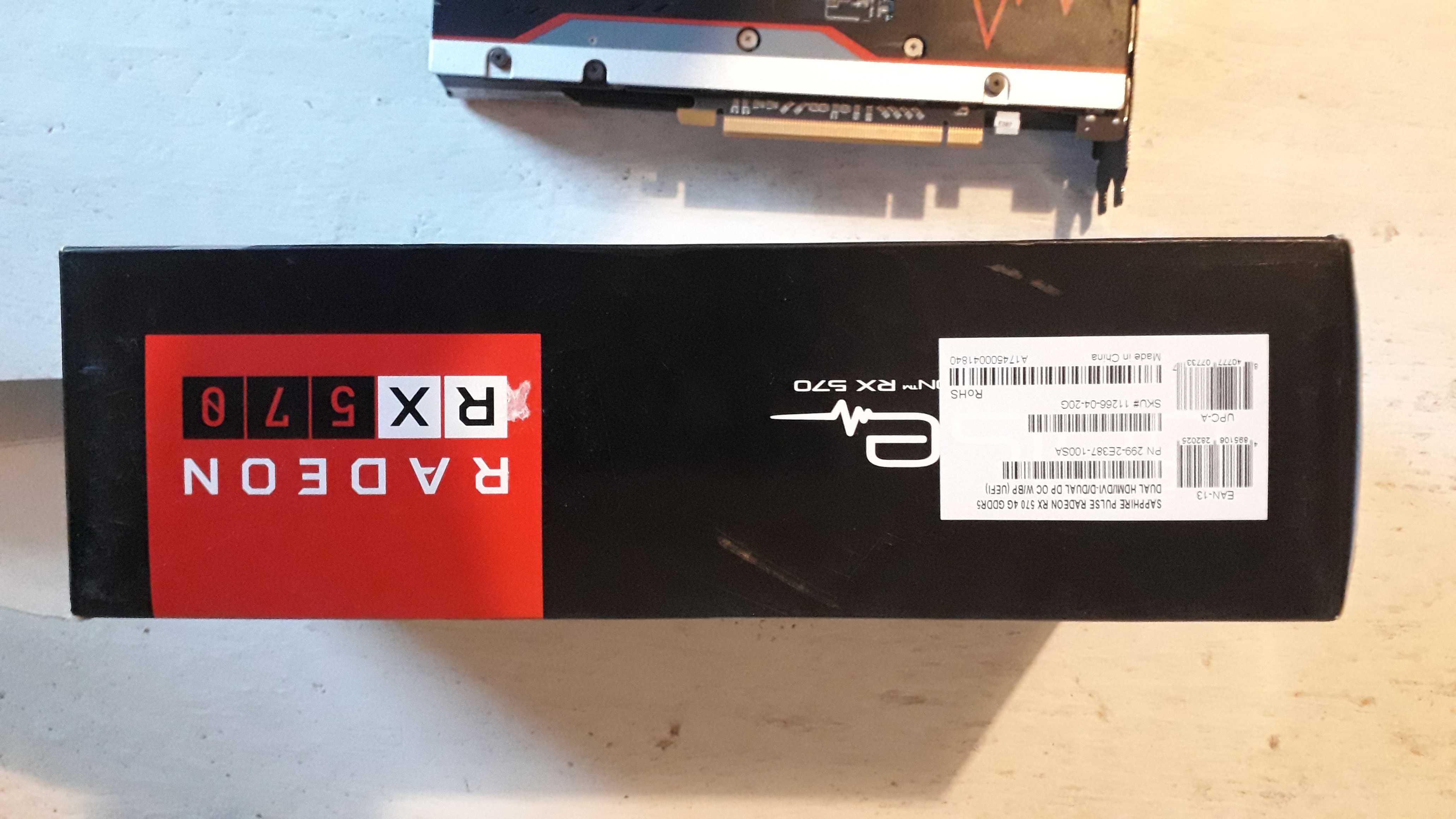 Продам видеокарту Radeon RX 570, 4ГБ