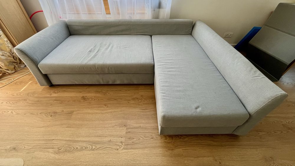 Narożnik kanapa Holmsund IKEA szary