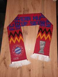 szalik piłkarski Bayern Monachium, vintage, kolekcjonerski, 1996 rok,