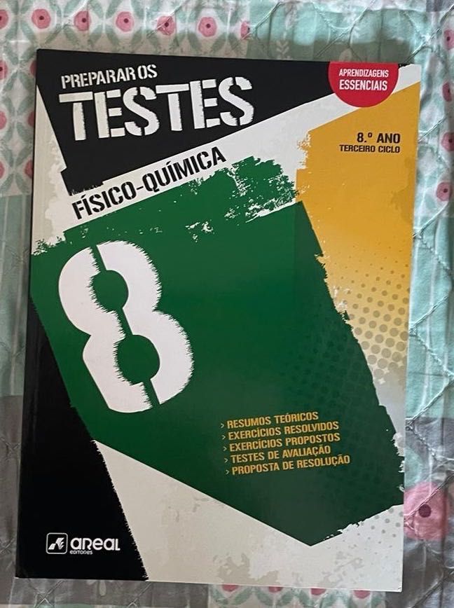 Livros de Fichas e de Preparação para Teste do 6 ao 8 ano