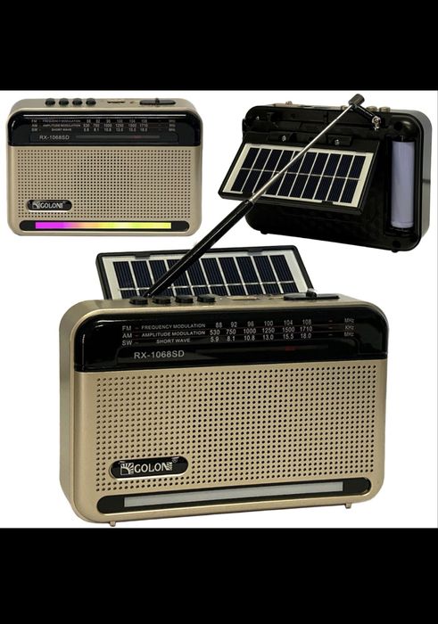 Nowe Przenośne Radio Kuchenne Budowalne Bluetooth Usb Panel Solarny