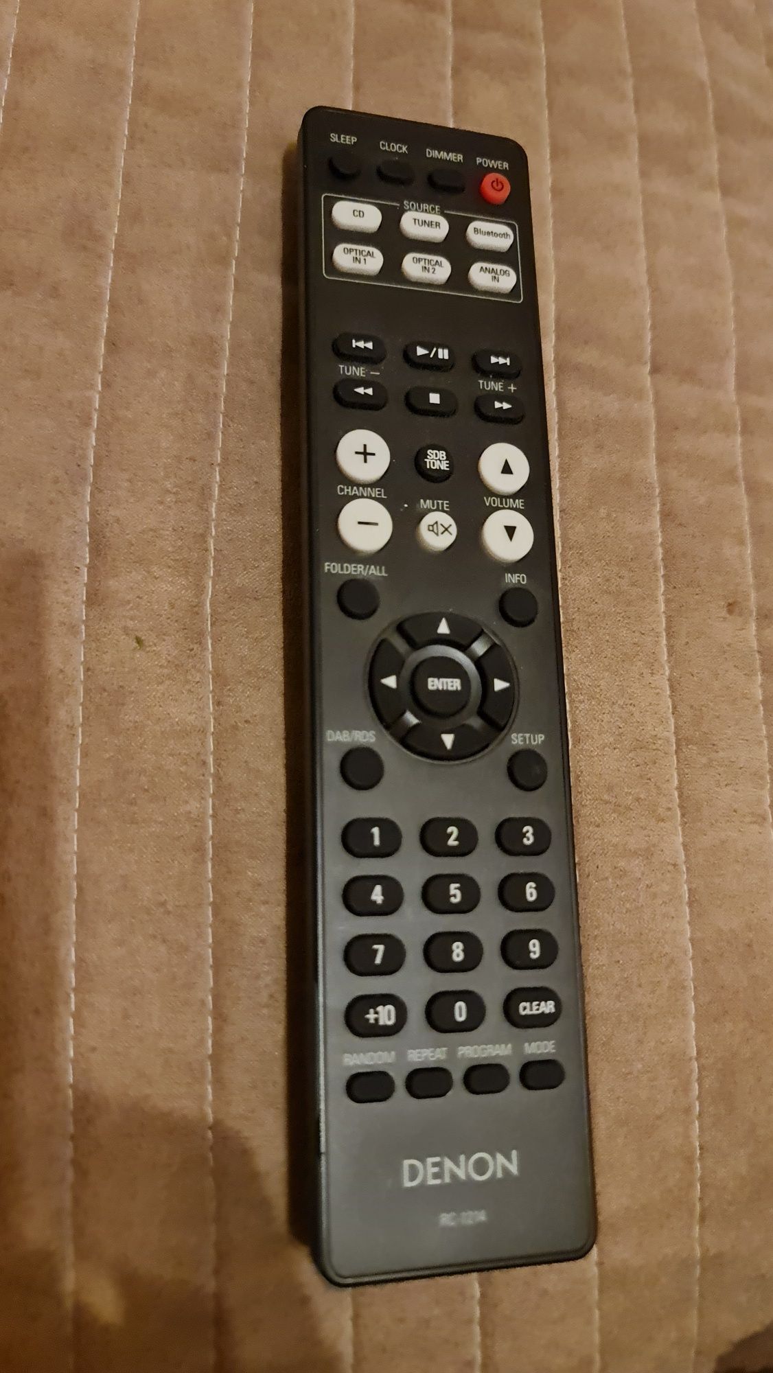 Denon RCD M41 DAB Amplituner Stereo z CD Miniwieża 2.1 z tunerem cyfr.