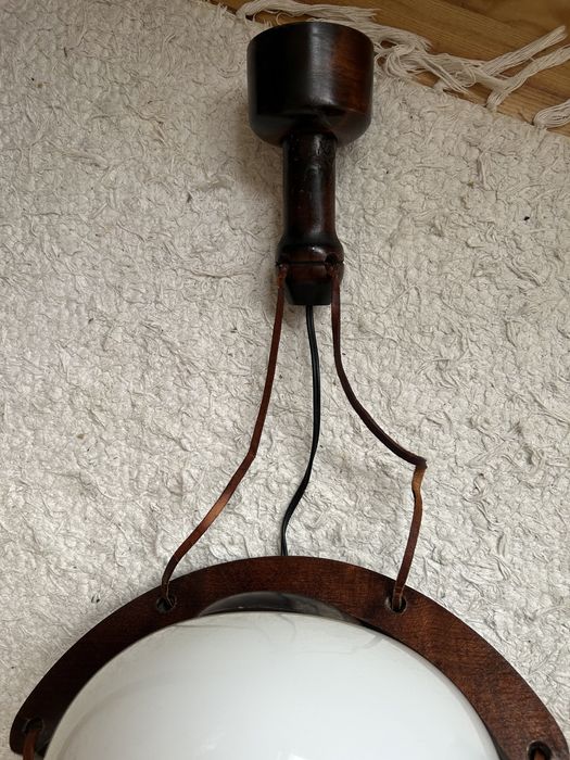 Lampa retro z kloszem
