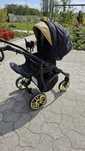 Wózek 4w1 Gold Lux BabyLux + baza ISOFIX