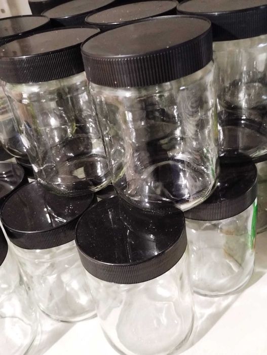 Frascos de Vidro 500ml com Tampa Plástica – Compotas Pickles Conservas