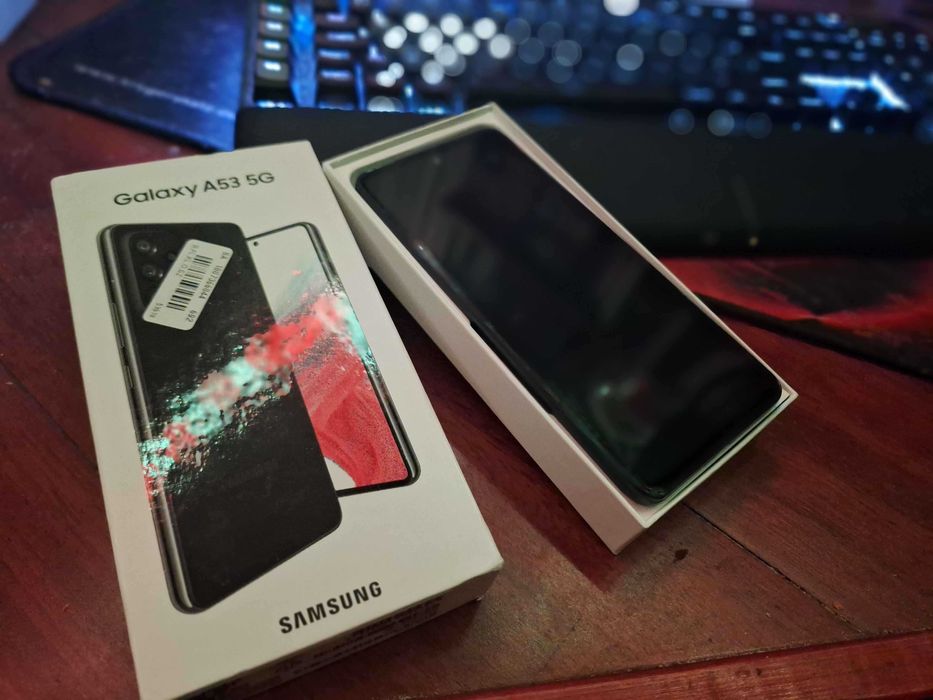 Samsung Galaxy A53 5G 128GB Black 100%SPRAWNY Super Stan!!