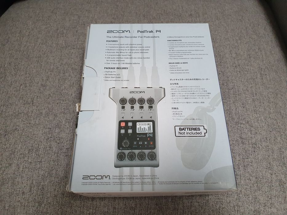 Rejestrator ZOOM P4 Podtrak podcast