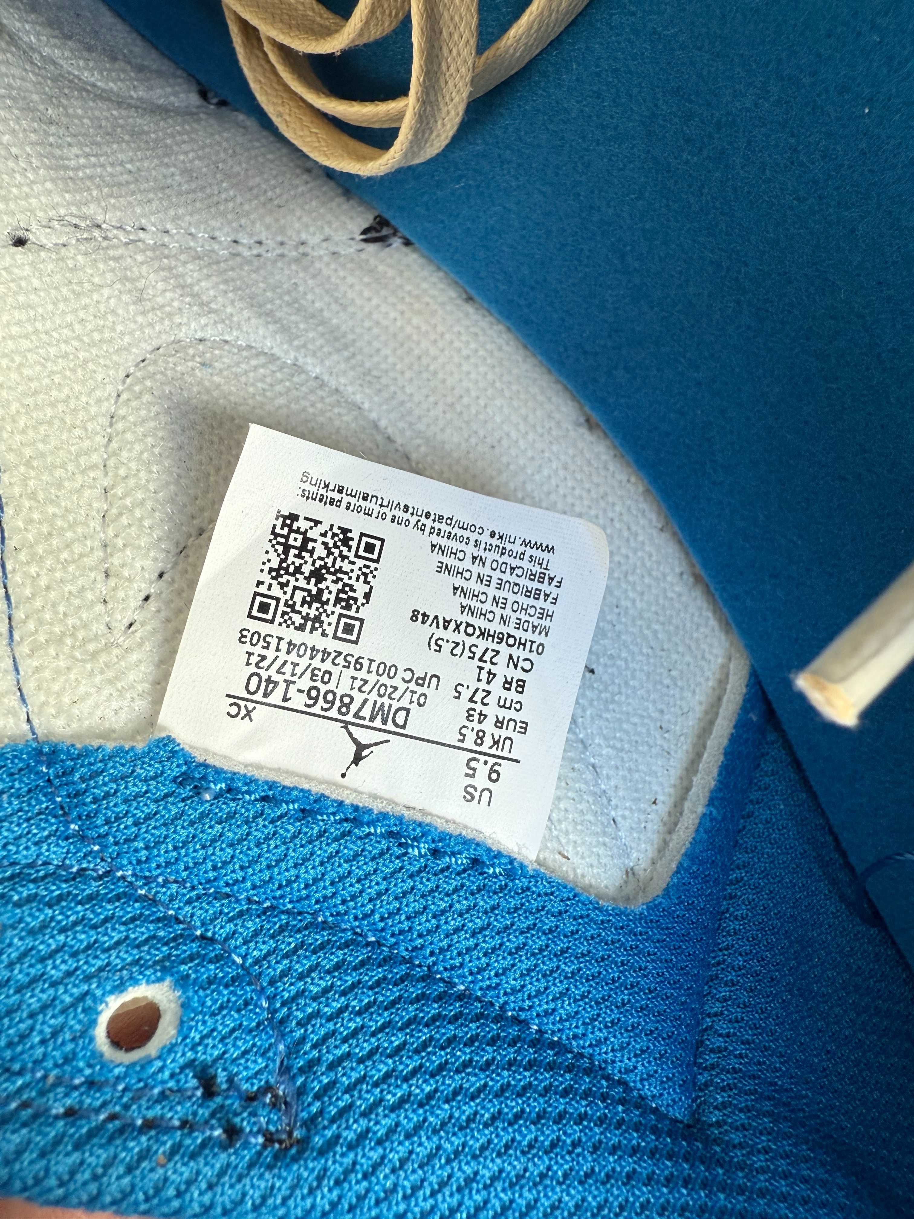 Air Jordan 1 Low OG SP Travis Scott Fragment rozmiar 43 / 9.5 US NOWE