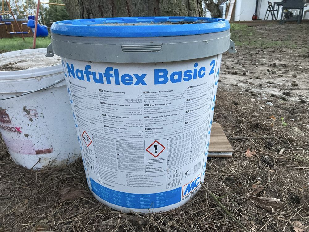 Powłoka bitumiczna Nafuflex Basic 2 28kg, hydroizolacja