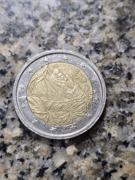 Moeda italiana 2 euros 2002