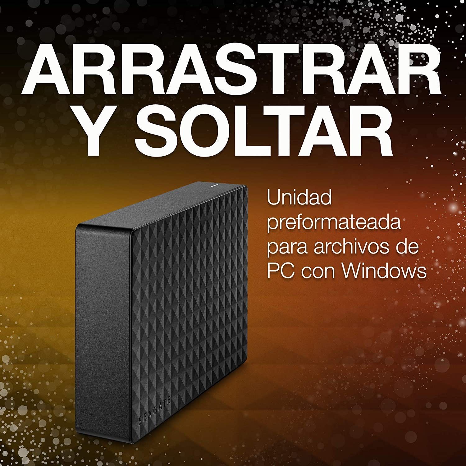 Seagate Desktop, 16 TB, unidade de disco rígido externa HDD