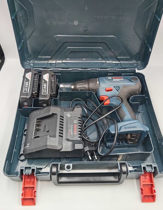 Wkrętarka Bosch GSR 180-LI + 2x aku + ładowarka i walizka