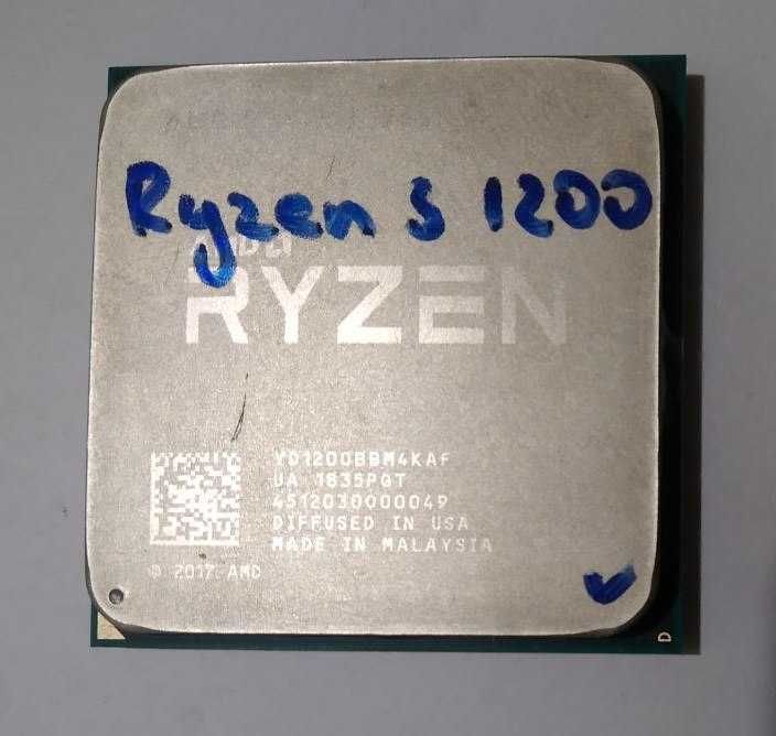 Процессор AMD Ryzen 3 1200 3.2GHz/8MB YD1200BBM4KAF sAM4 Tray лот 5 шт