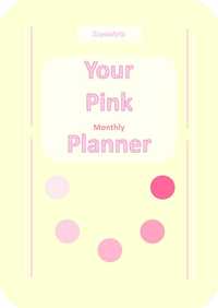 Planer do wydruku - Your Pink Monthly Planner