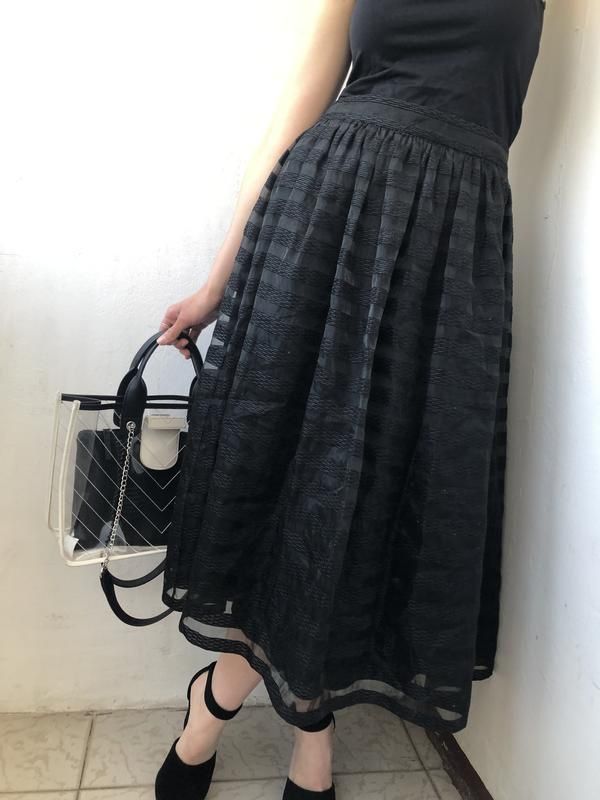Праздничная юбка черная юбка миди м