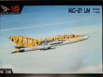 Model kartonowy MS Model 036: samolot Mig-21 UM