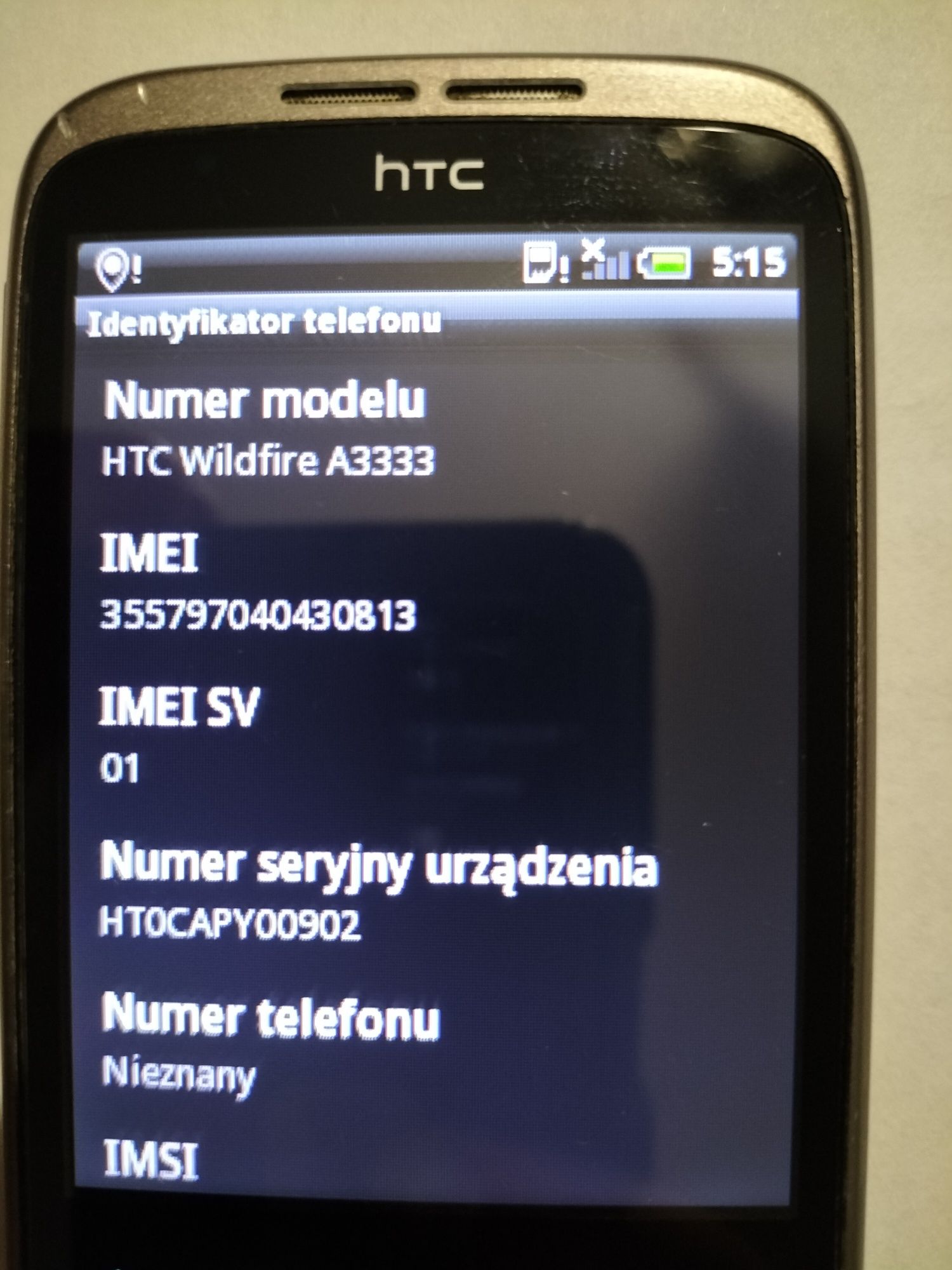 HTC Wildfire A3330