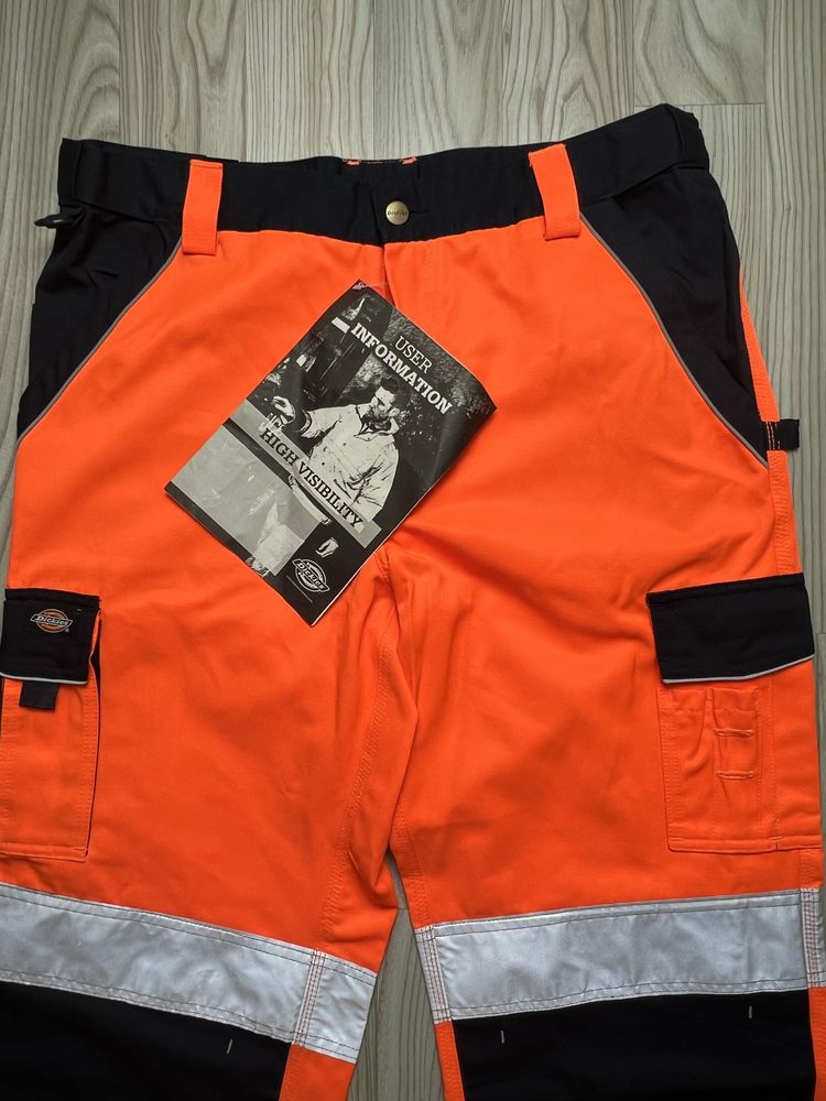 Spodnie robocze Dickies odblaskowe