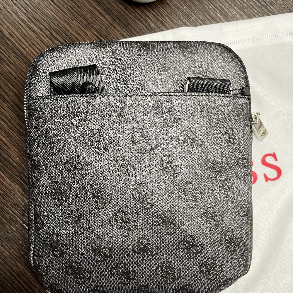 ПОДАРУНОК‼️ Сумка чоловіча через плече GUESS VEZZOLA, гес, гуес