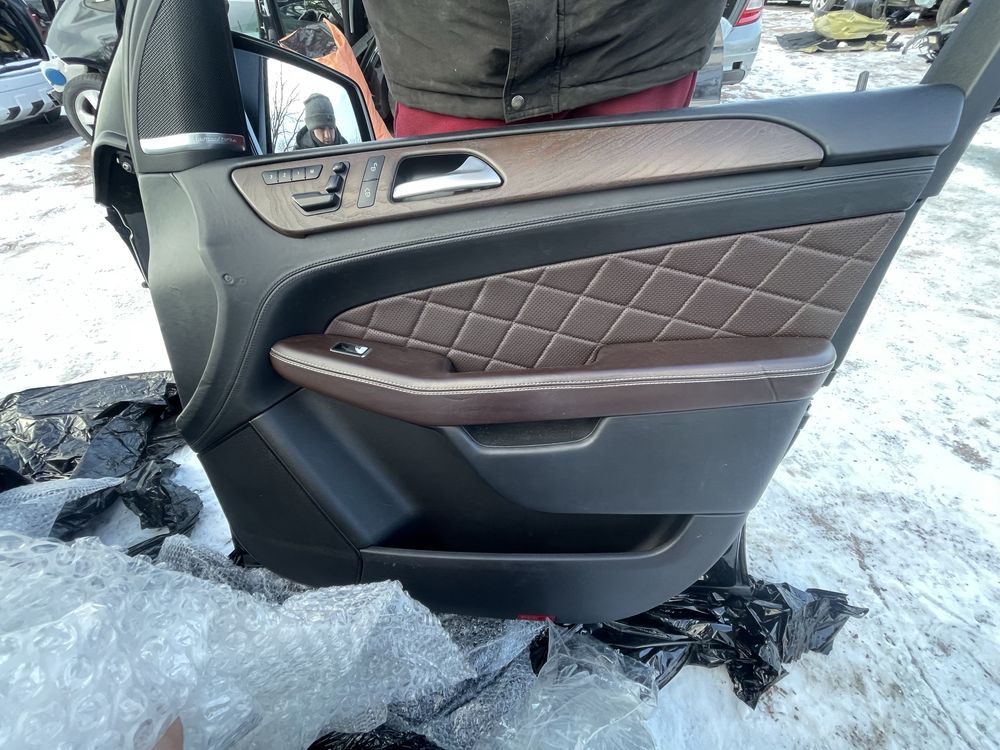 Салон сидіння AMG Designo W166 ML шкіра кожа наппа сиденья сідушки