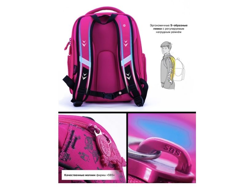 Шкільний рюкзак для дівчинки фірми Winner One