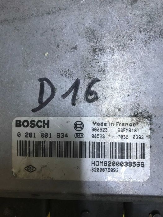 Блок управління двигуном Renault Megane 0281001934