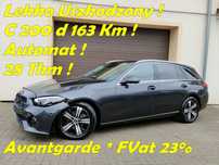 Mercedes-Benz Klasa C C 200*163Km*28Tkm*Automat*MBux*Burmester*Hak*FVat23%*Lekko Uszkodzony