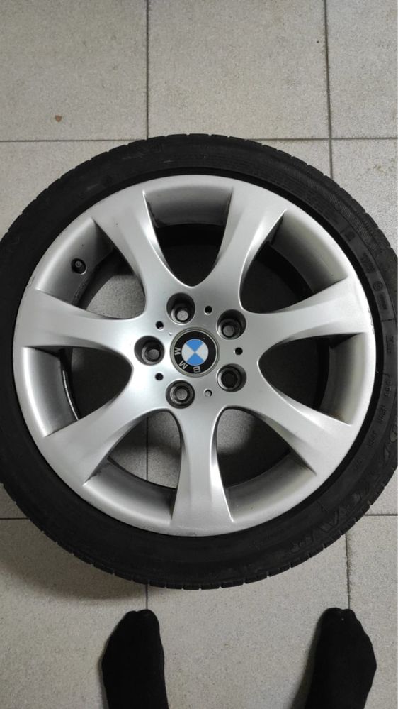 BMW jantes 17 originais com pneus 225 45r17