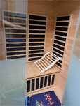 Sauna FIŃSKA + Sauna INFRARED 2w1 na podczerwień sucha szklana RADIO