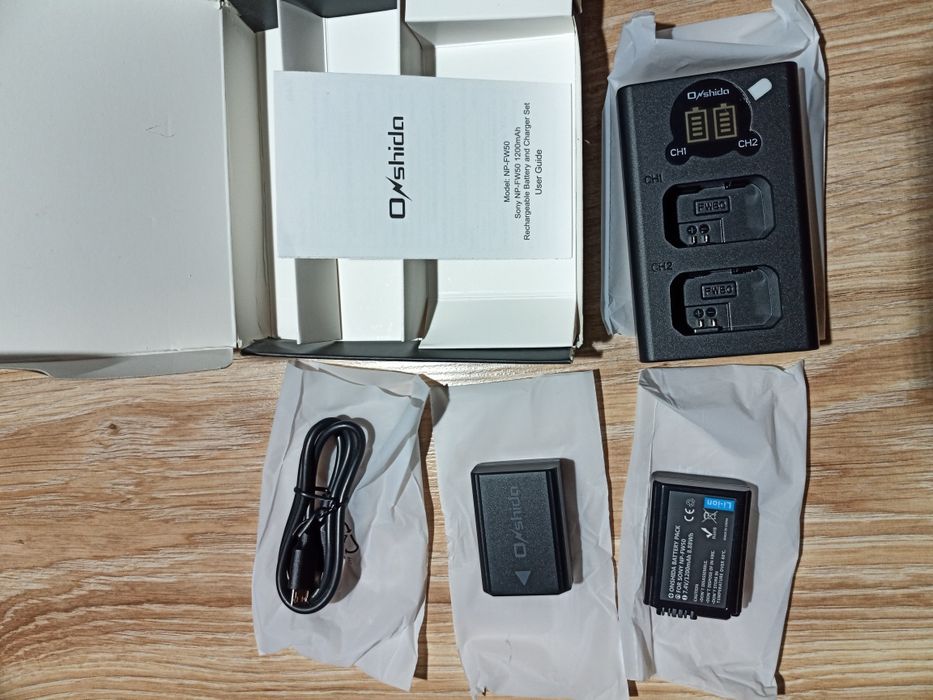 НОВЕ зарядка+акумулятор для Sony NP-FW50 1200mA батарея аккумулятор