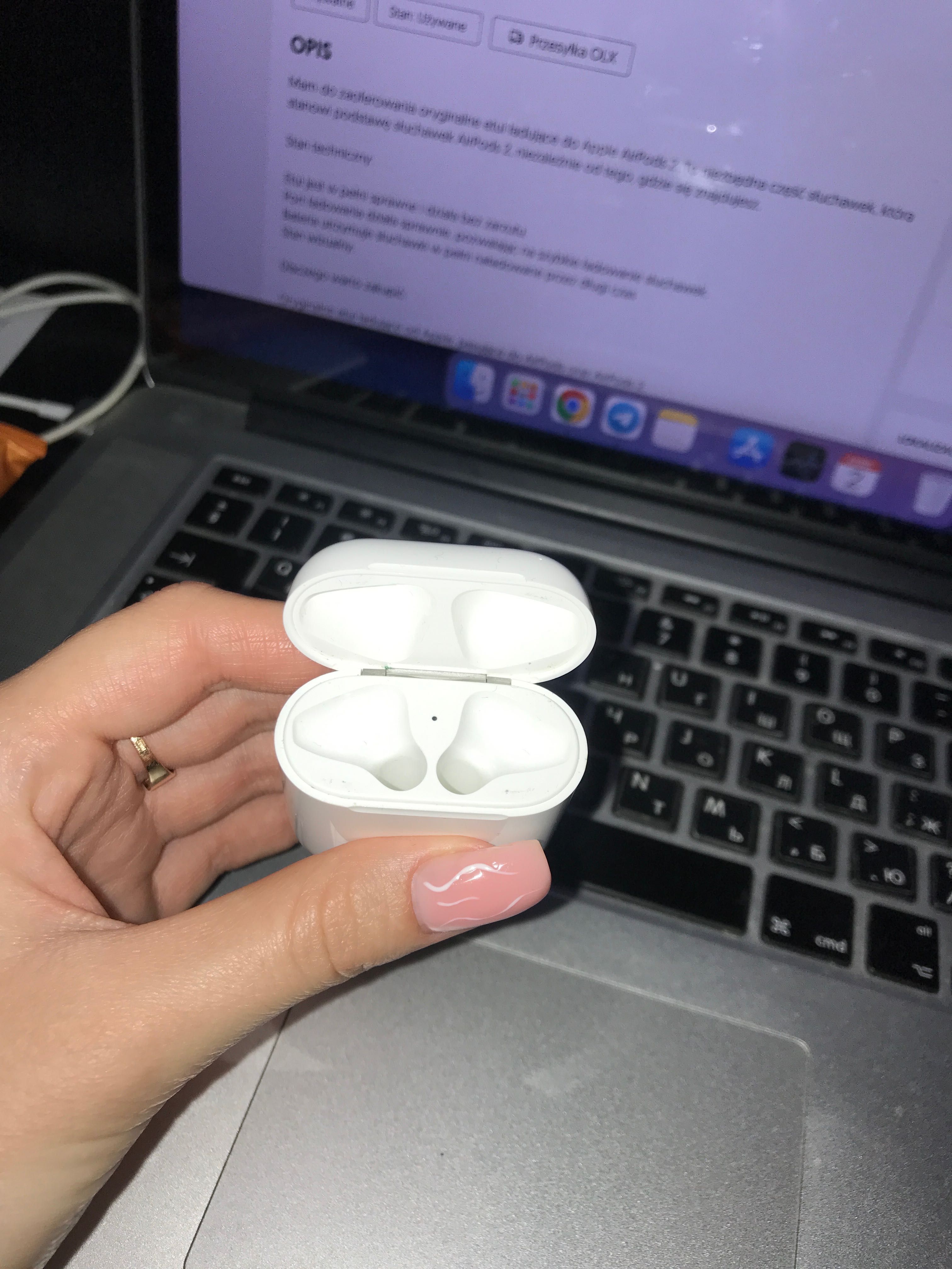 Etui ładujące Case Air Pods 2 oryginalne