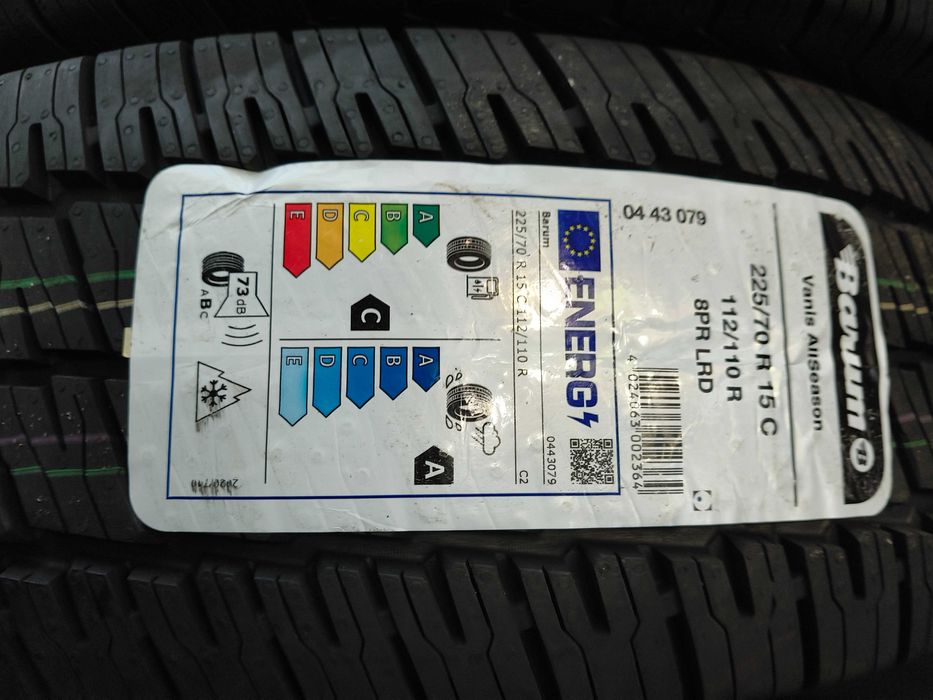 Para opon całorocznych BARUM 225/70R15C  wulkanizacjaSzczecinPomorzany