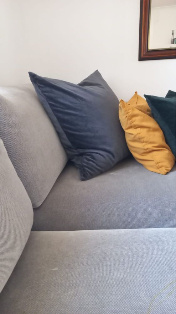 Sofa cinzento novo