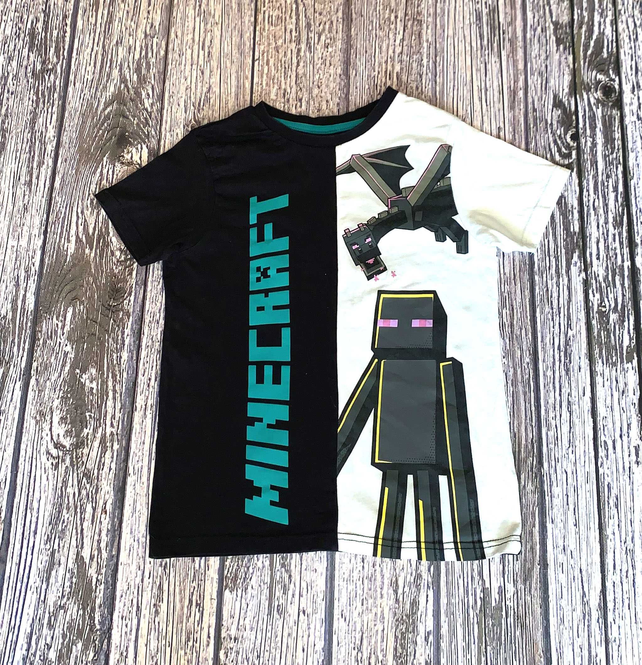 Фирменная футболка Minecraft для мальчика 8-9 лет, 128-134 см