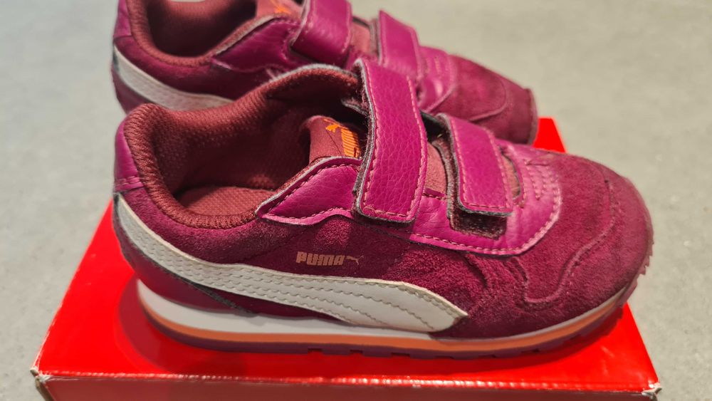 Sneakersy dla dzieci PUMA St Runner v3 Nl kolor bordowy Rozm. 26