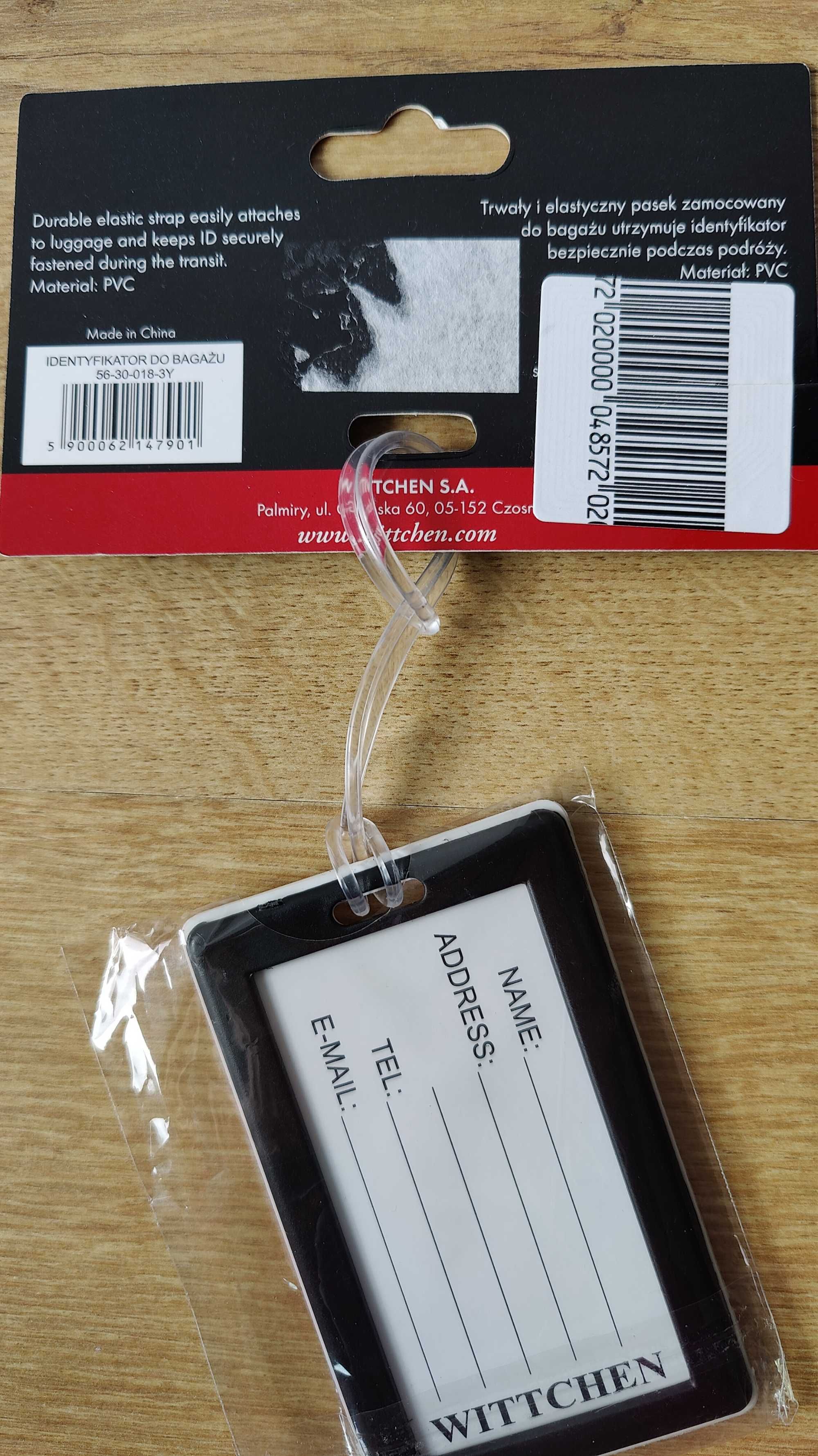 Identyfikator do bagażu luggage tag Wittchen flaming różowy